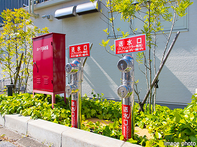 連結送水管｜ザ・パークハウス戸越公園タワー