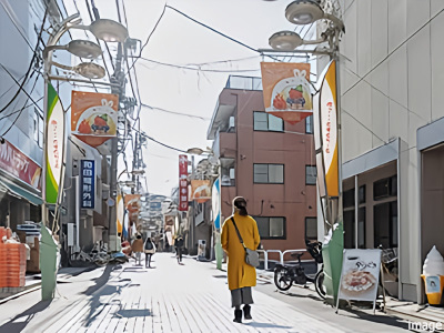 戸越公園駅前南口商店街｜ザ・パークハウス戸越公園タワー